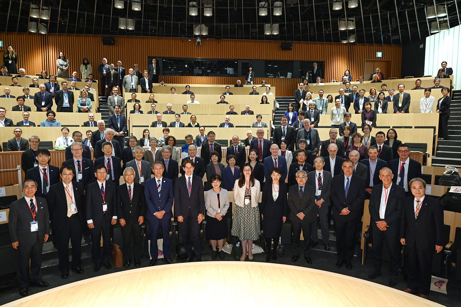 Group photo at the end of the anniversary event in Tokyo in October 2024