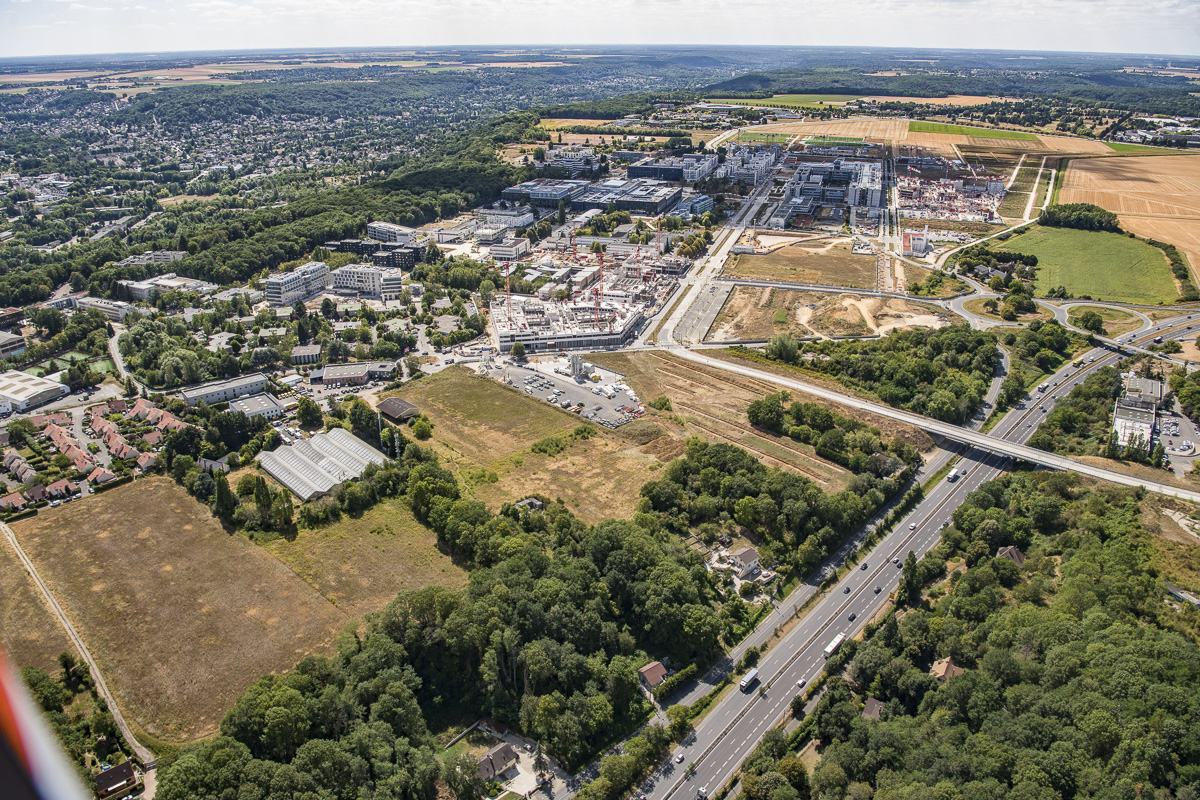 Saclay vue aérienne