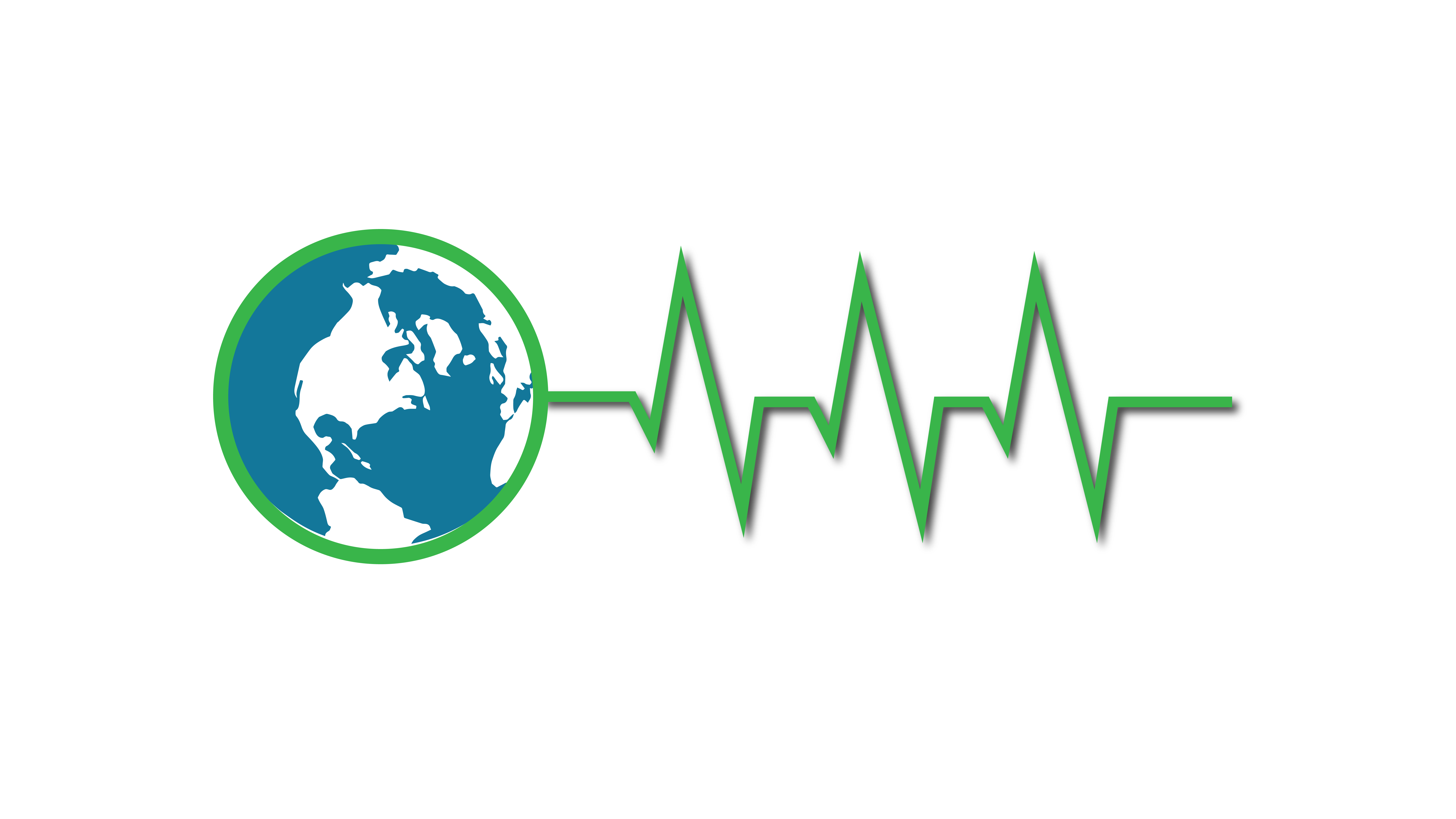 Terre et électrocardiogramme