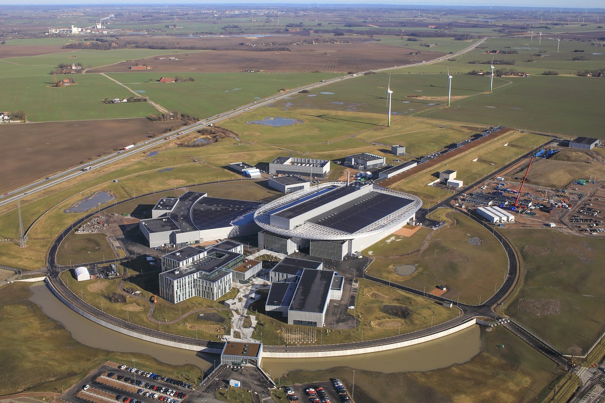 Le colossal chantier de l'ESS vu du ciel