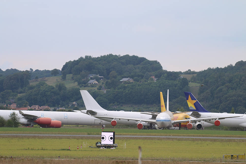 Dispositif en place sur le site de l'aeroport