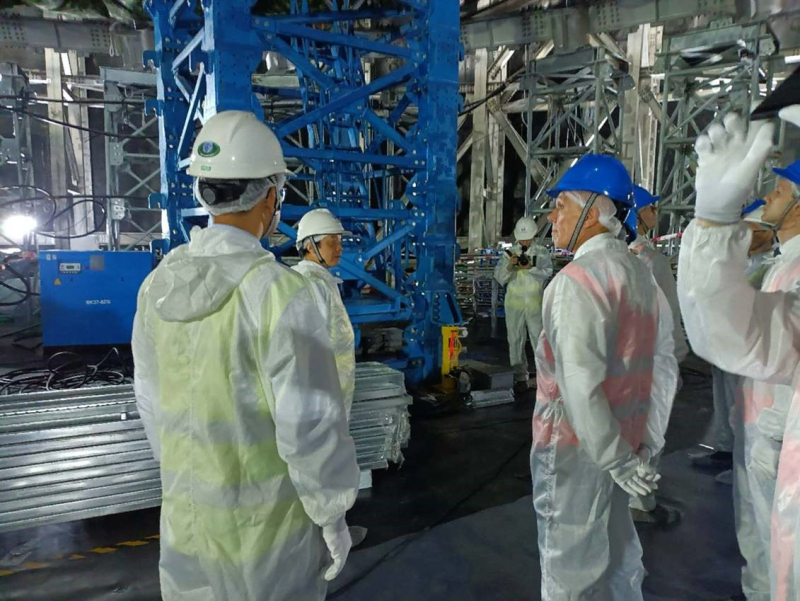 During his visit to China in June 2024, Antoine Petit visited the facilities of the JUNO neutrino detector.