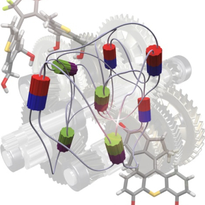 Light-controlled gearbox for nanomachines